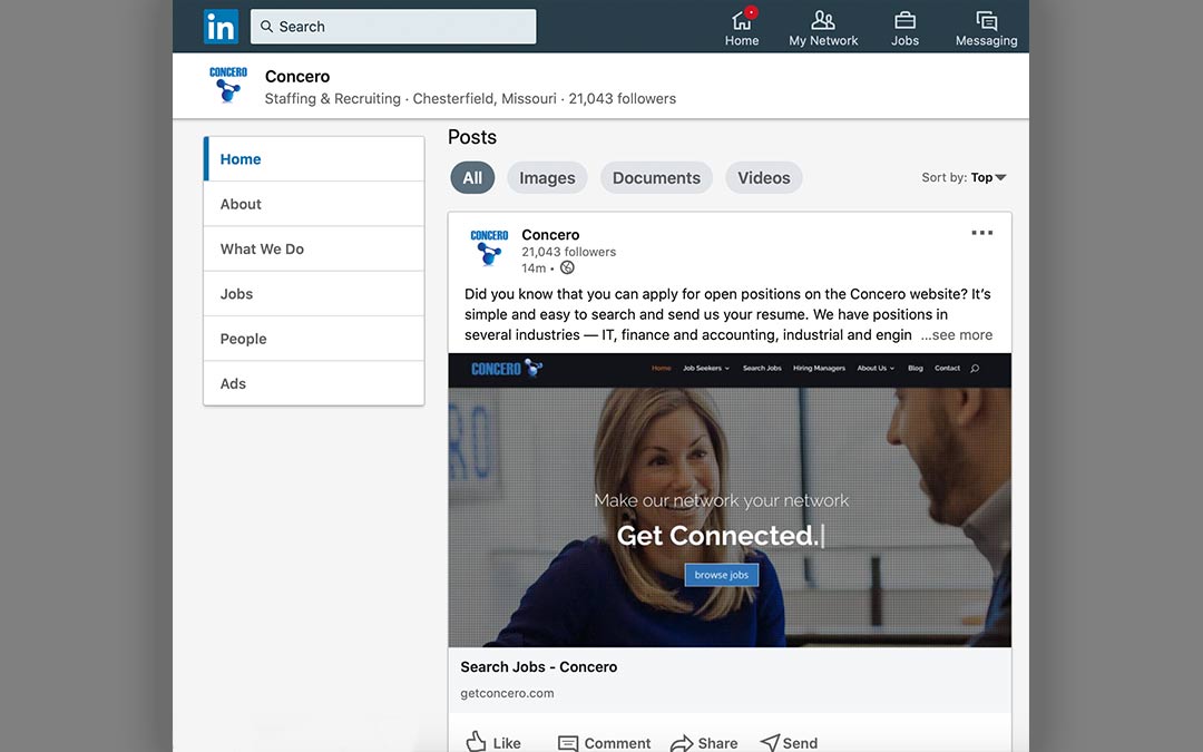 Check out LinkedIn